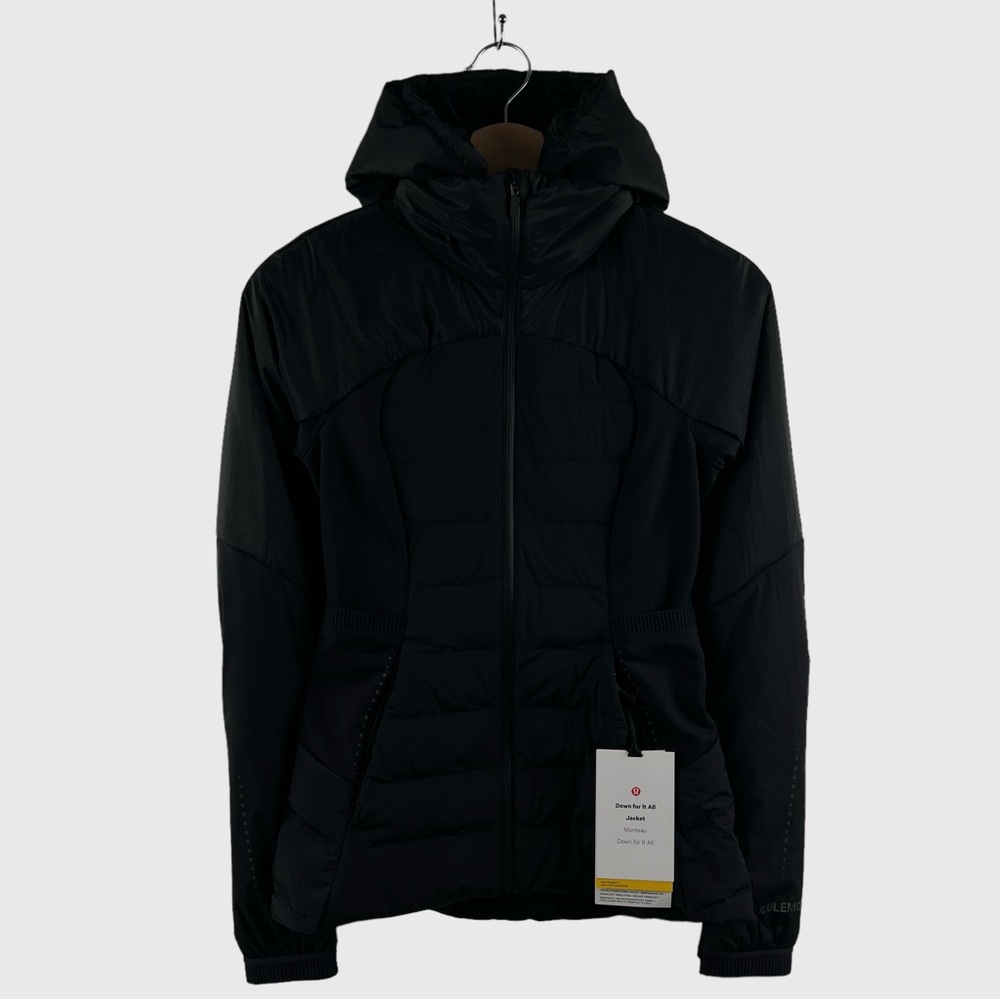 NWT Lululemon 2022 Down for It All Jacket in Black